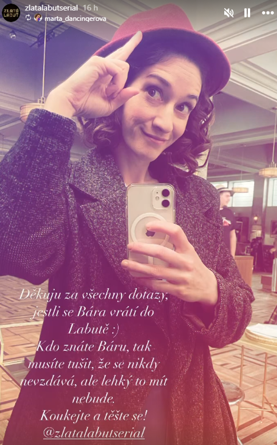 Marta Dancingerová.