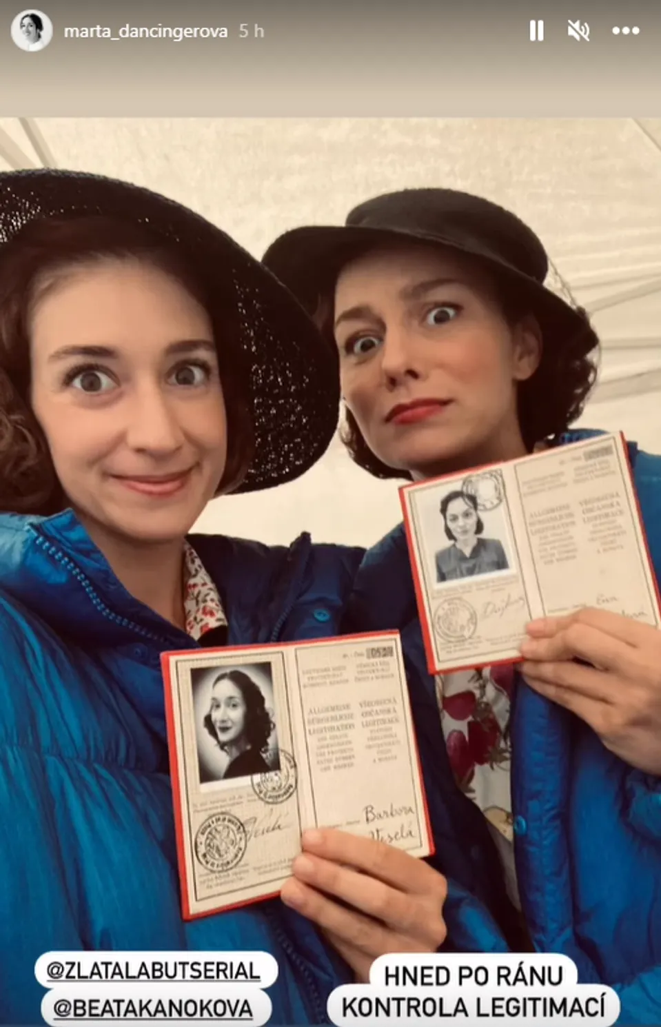 Marta Dancingerová a Beáta Kaňoková.