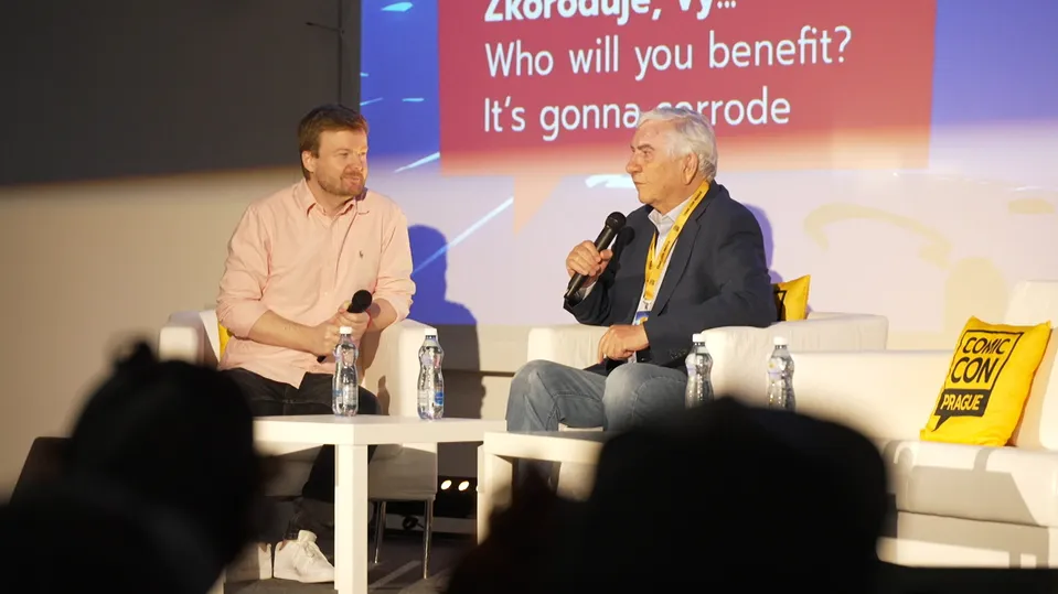 Miroslav Donutil na Comic Conu představoval nový seriál Záhadné případy