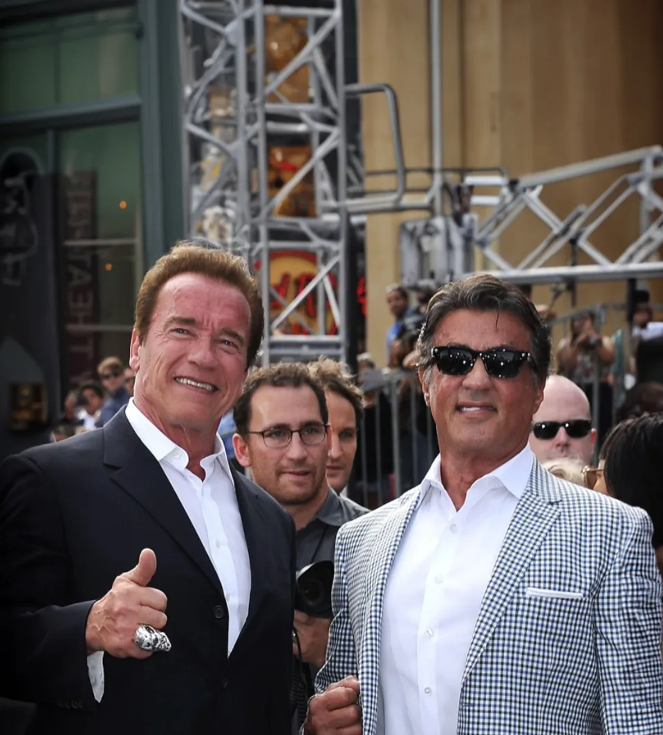 Arnold Schwarzenegger a Sylvester Stallone 