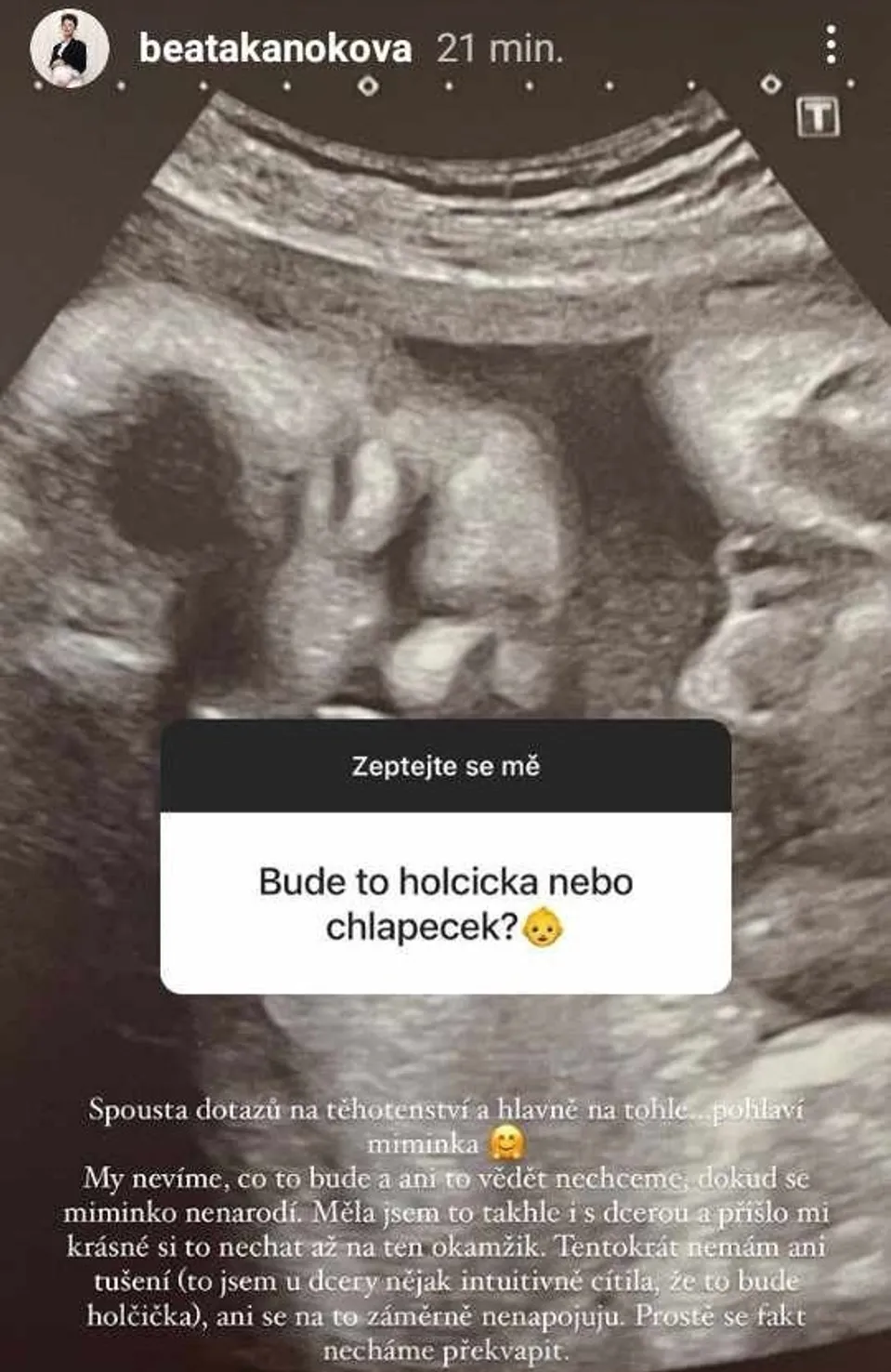 Beáta Kaňoková odpovídá na dotazy.