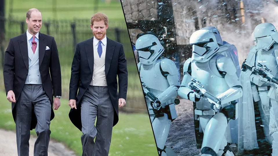 William, Harry a stormtroopeři.