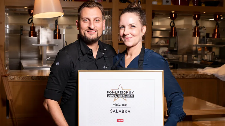 Šéfkuchař Petr Kunc a jeho žena Gábi z restaurace Salabka