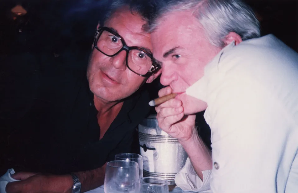 Milan Kundera a Miloš Forman.