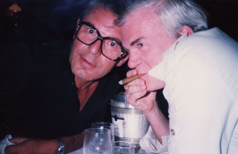 Milan Kundera a Miloš Forman.