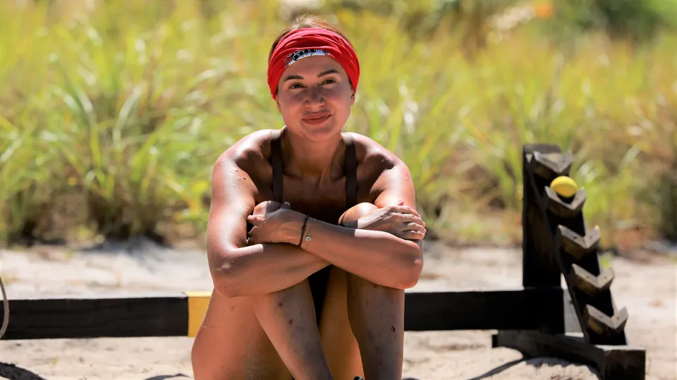 Karolína na souboji v Survivor.