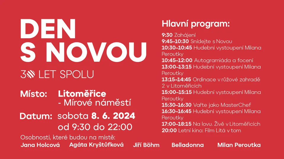 Den s Novou - Program Litoměřice