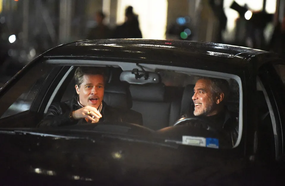 Brad Pitt a George Clooney.