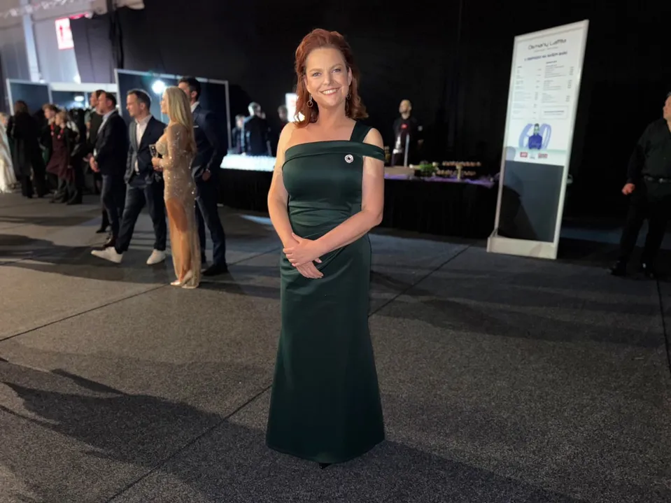 Kvízová Dáma Dagmar Jandová na módní přehlídce
