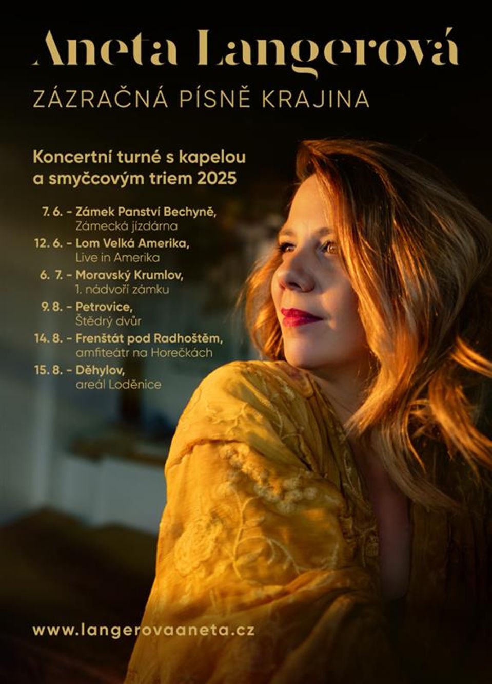 Aneta Langerová se chystá na letní turné