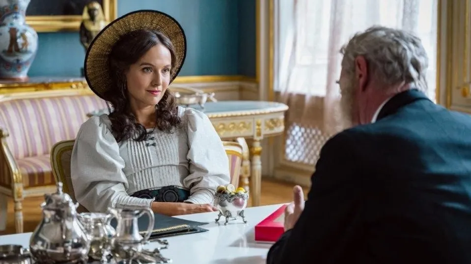 Tereza Ramba na natáčení připravovaného filmu Cukrkandl