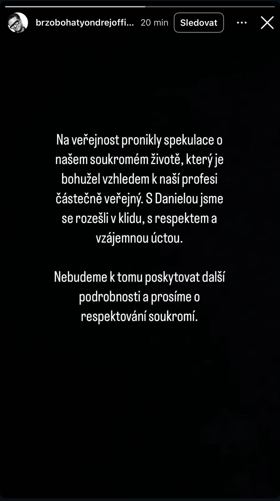 Brzobohatý rozchod