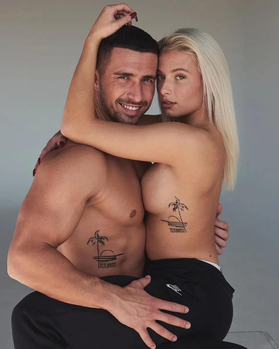 První společné tetování Laury a Martina.