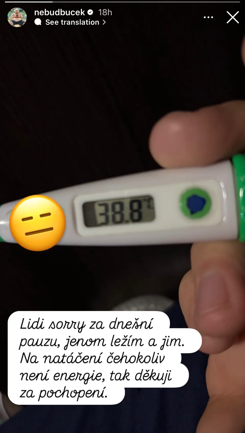 Fotka z Instagramu Jakuba Vávry