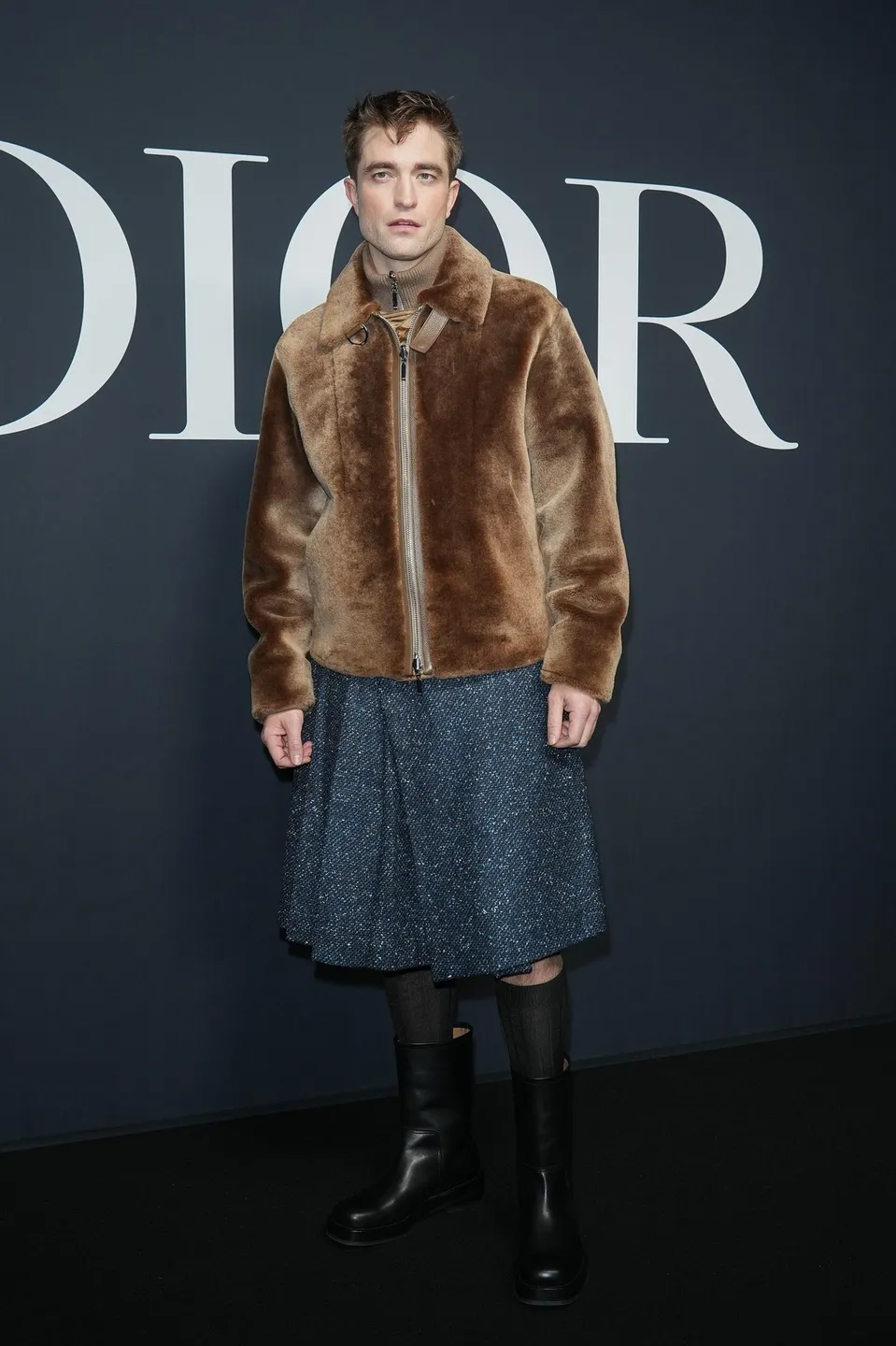 Robert Pattinson na přehlídce Dioru.