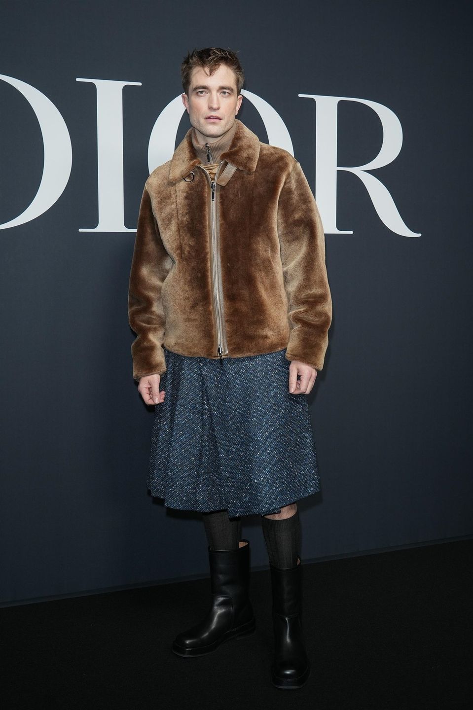 Robert Pattinson na přehlídce Dioru.