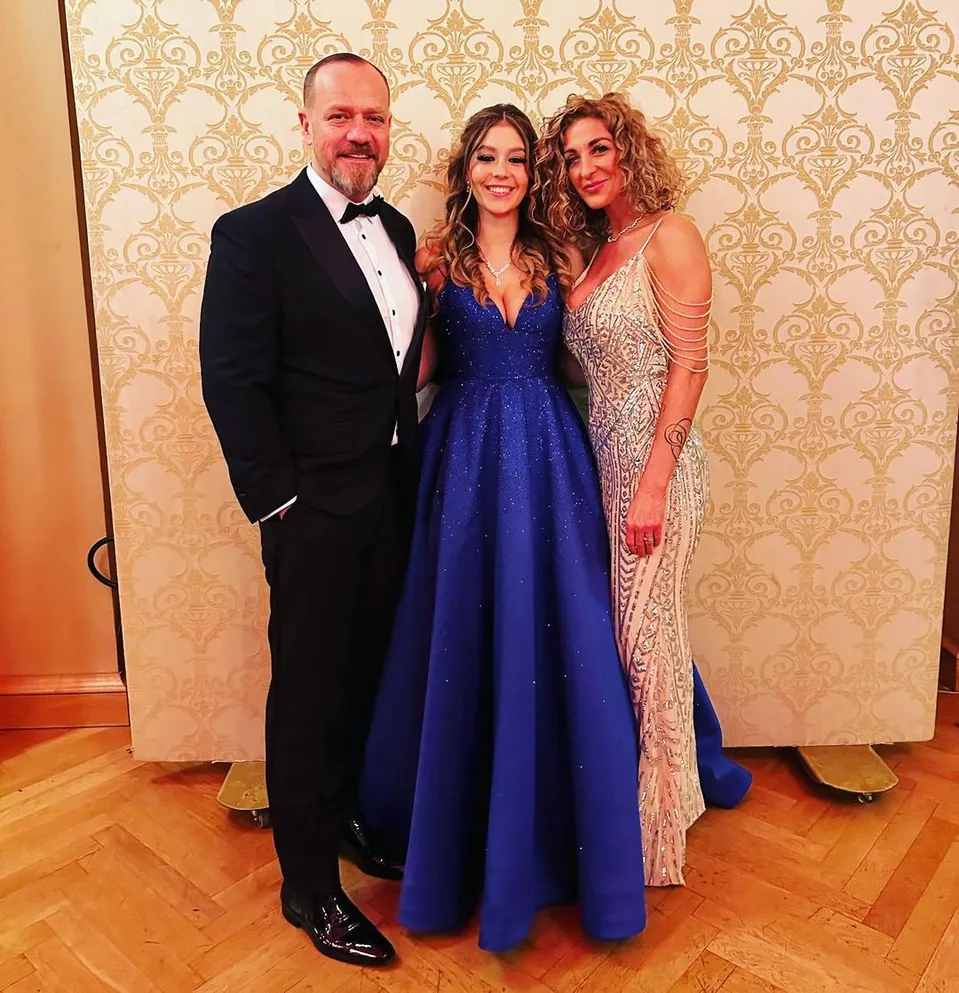 Filip Blažek, manželka Jolana, dcera Johana