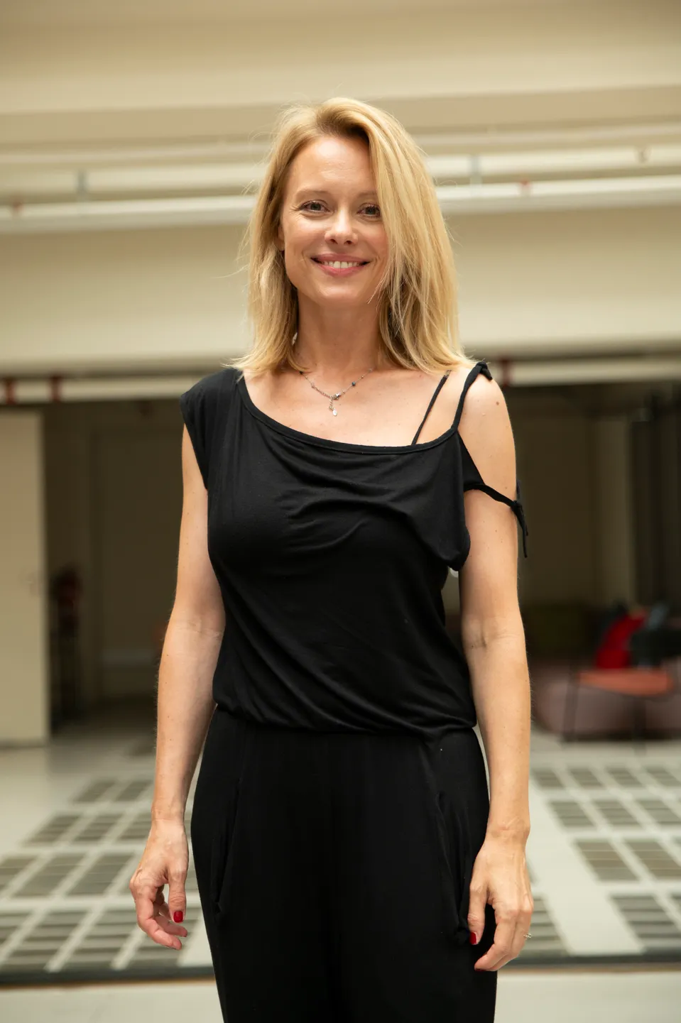 Linda Rybová na tiskové konferenci TV Nova