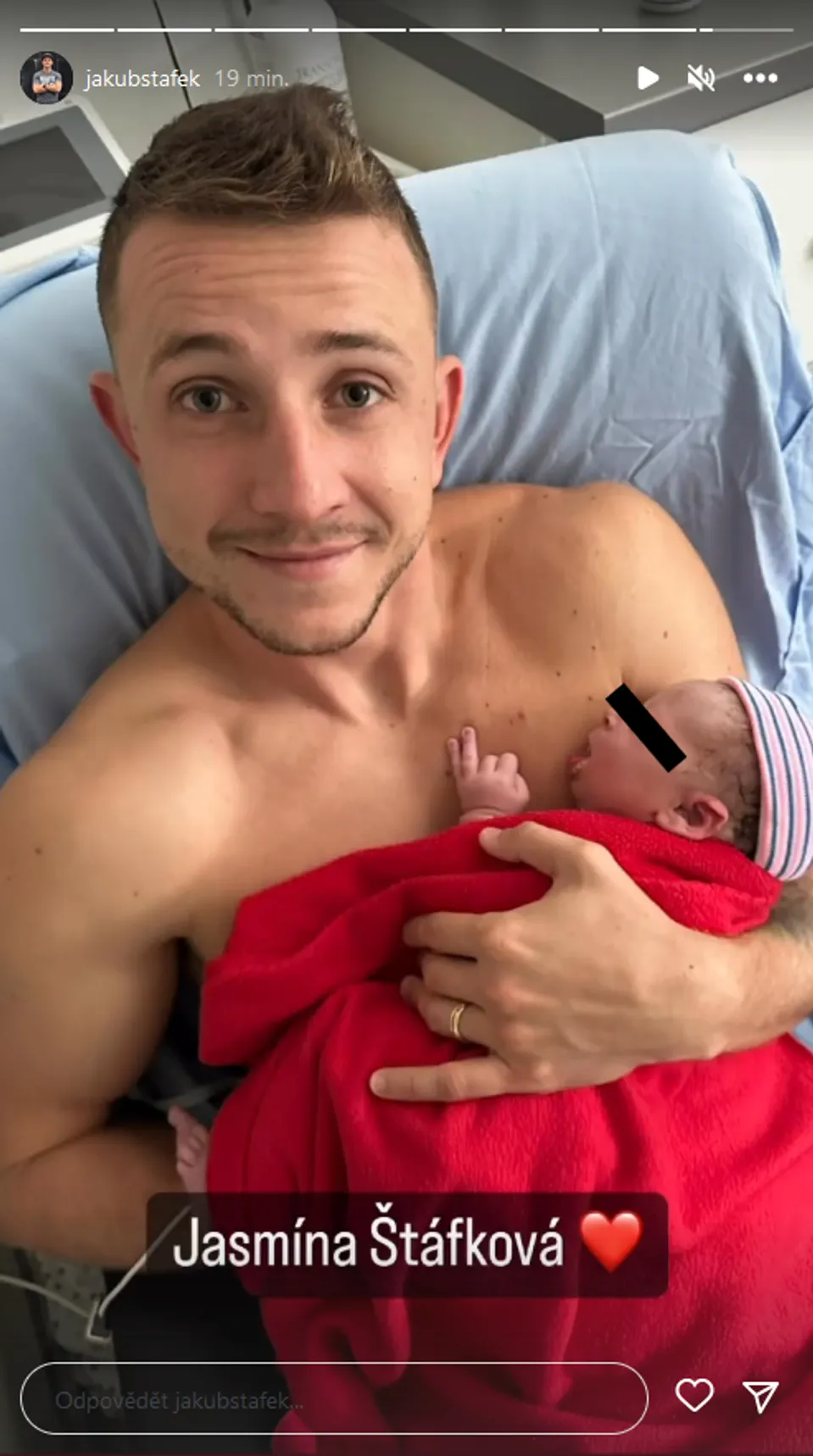 Jakub Štáfek s dcerou Jasmínkou