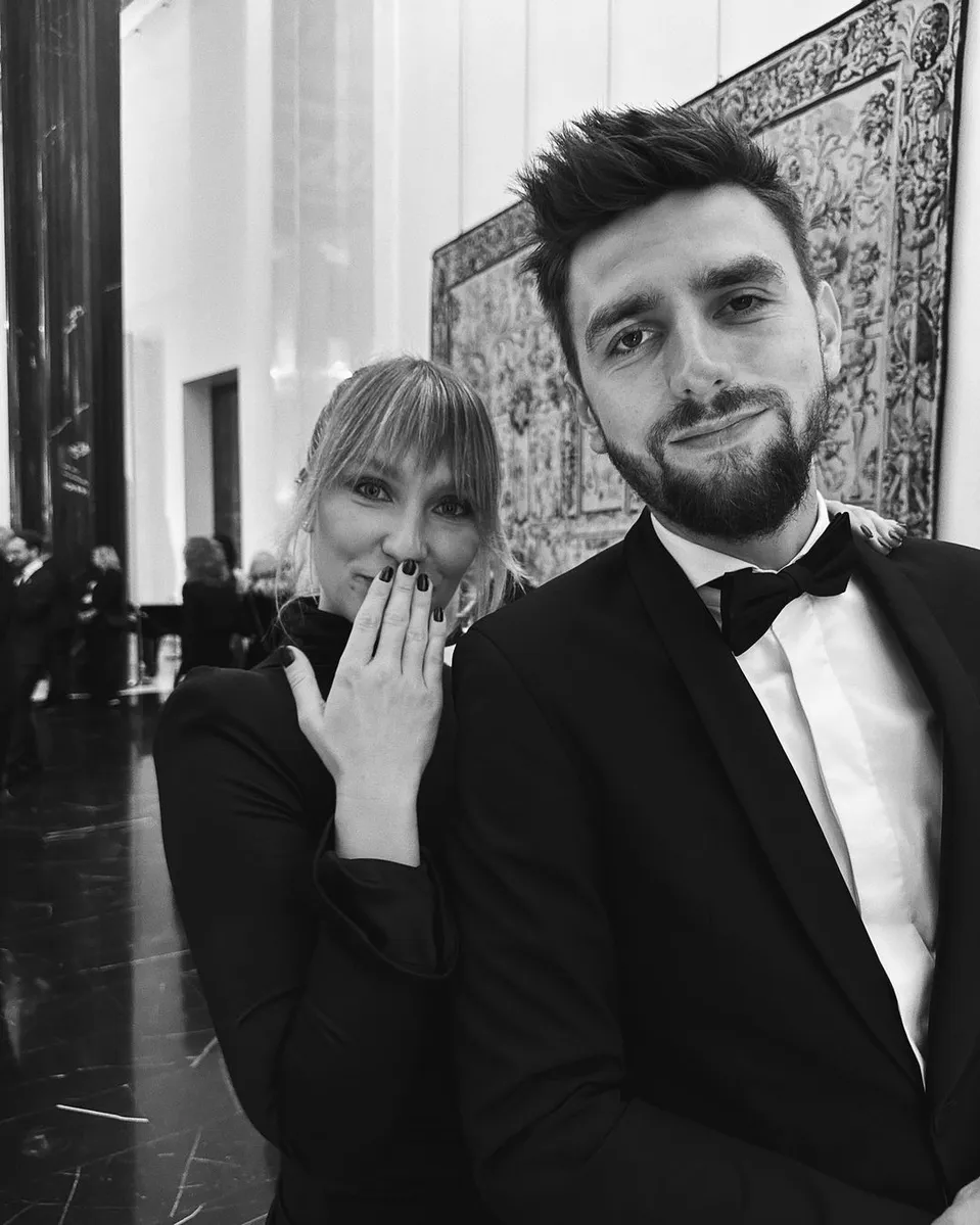 Vašek Matějovský s přítelkyní