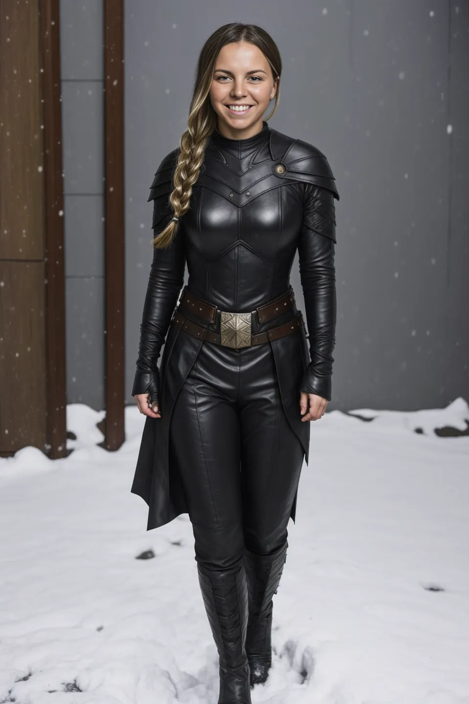 Nikola vyobrazená jako Aria Stark.
