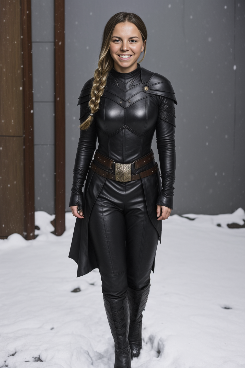 Nikola vyobrazená jako Aria Stark.
