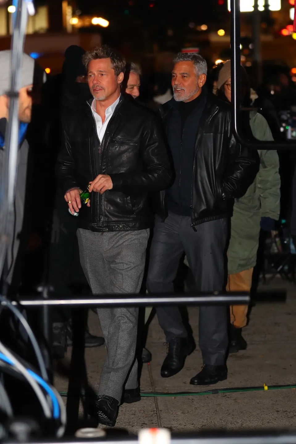 Brad Pitt a George Clooney.