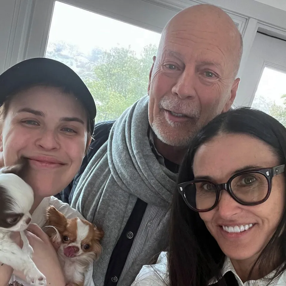 Bruce Willis, Tallulah Willis, Demi Moore