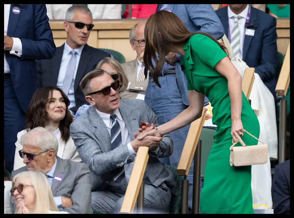 Princezna Catherine, Daniel Craig a Rachel Weisz