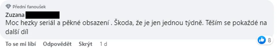 Zlatá labuť u diváků boduje