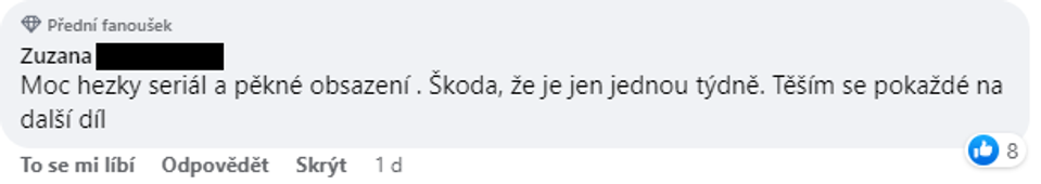 Zlatá labuť u diváků boduje