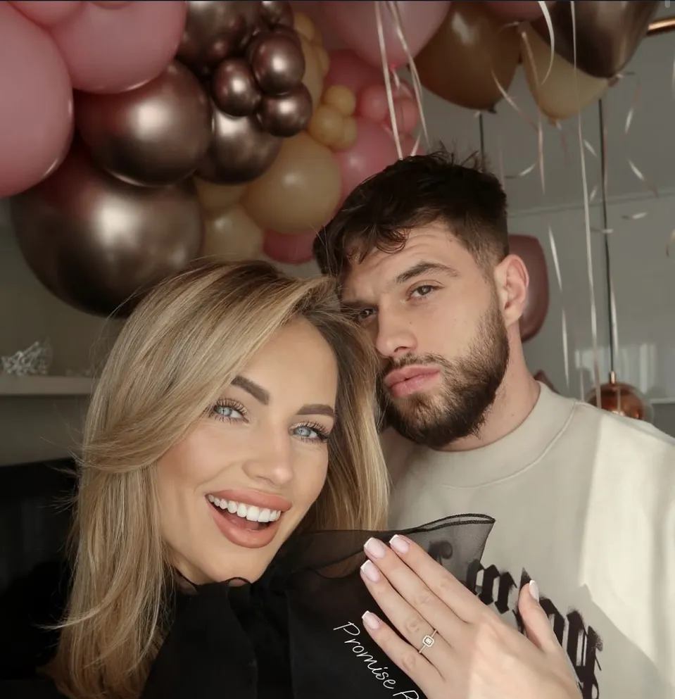 Natálie Kočendová s přítelem