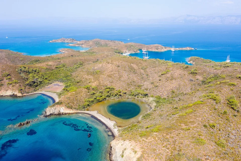 Laguna u obce Gökova