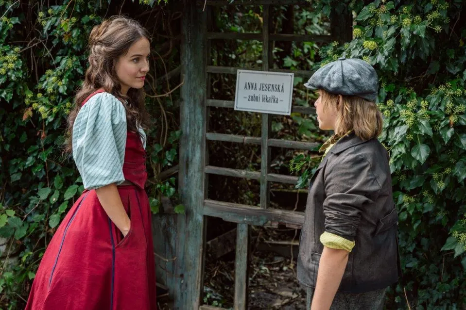 Tereza Ramba na natáčení připravovaného filmu