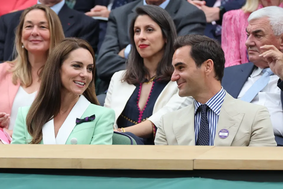 Princezna Catherine a Roger Federer
