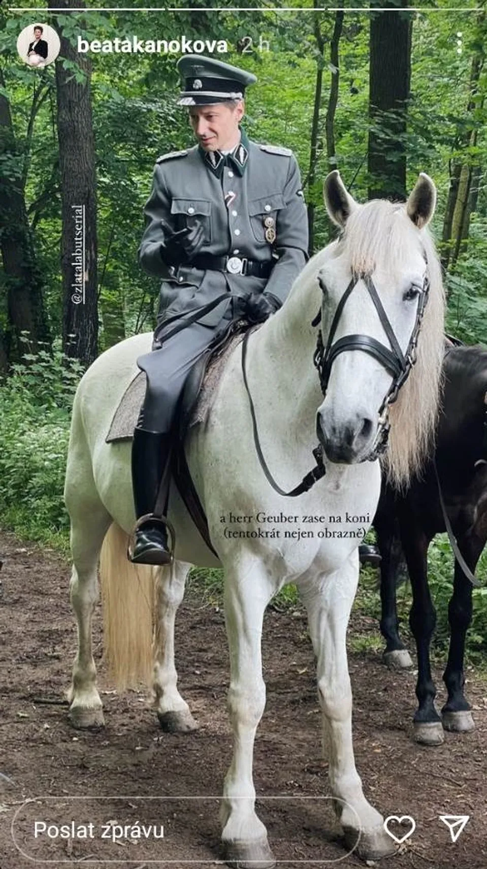 Z natáčení druhé řady Zlaté labutě