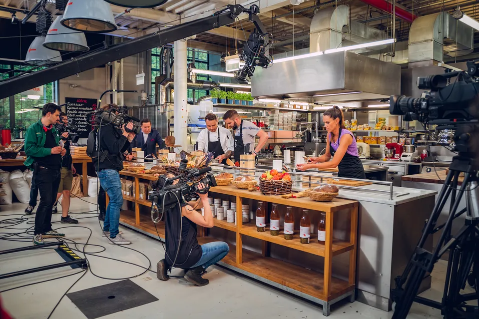Natáčení MasterChefa v restauraci Eska
