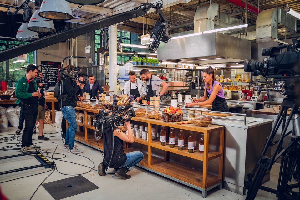 Natáčení MasterChefa v restauraci Eska