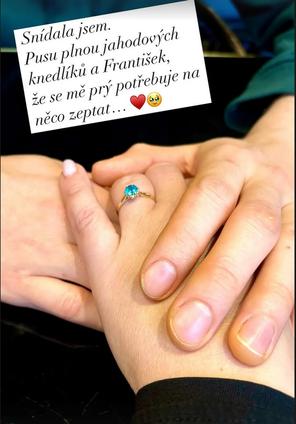 Petra Vindyšová se zasnoubila!