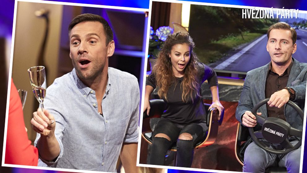 Čtvrteční Hvězdná párty: Zákeřné hry potrápí hvězdy Tvojí tváře! Jedna z nich skončí na podlaze!