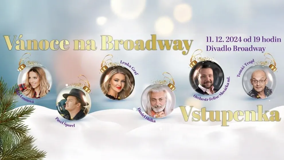 Kdo vyhrál se Snídaní vstupenky na koncert Vánoce na Broadwayi