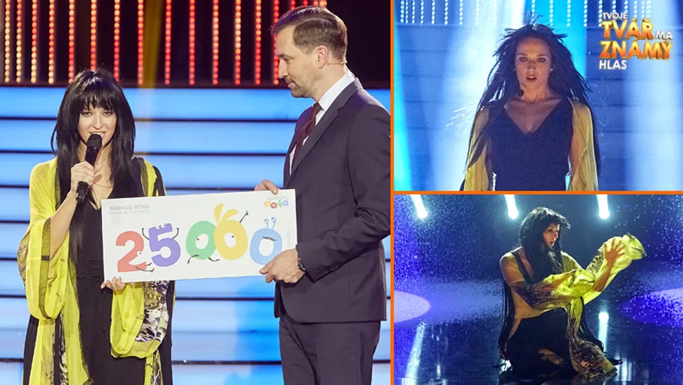 Berenika Kohoutová jako Loreen vyhrála 8. díl Tvojí tváře! V příštím kole z ní bude odhalená americká star! Jaký song zazní?