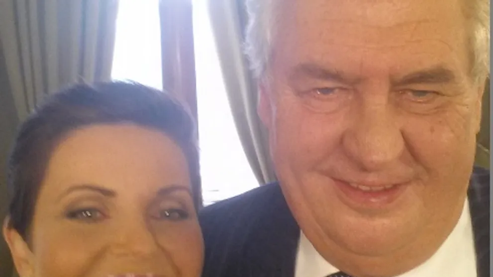 TOHLE SE POVEDLO: Selfie s prezidentem přímo na Hradě!
