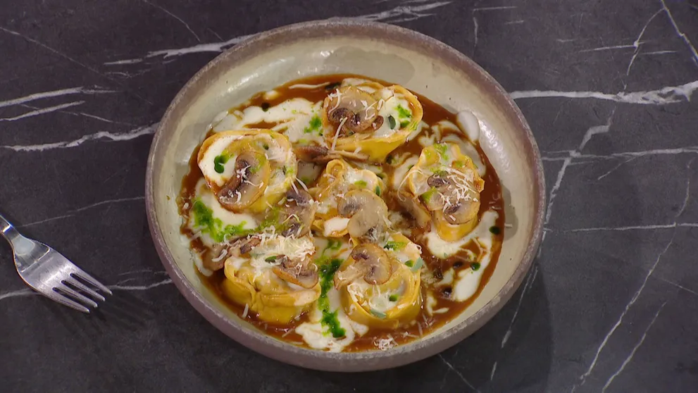 Houbové tortellini podle Přemka Forejta