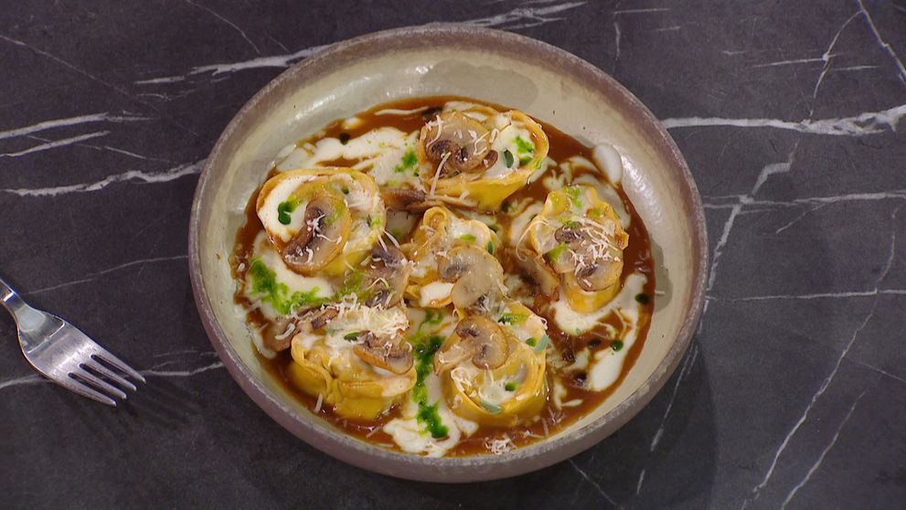 Houbové tortellini podle Přemka Forejta