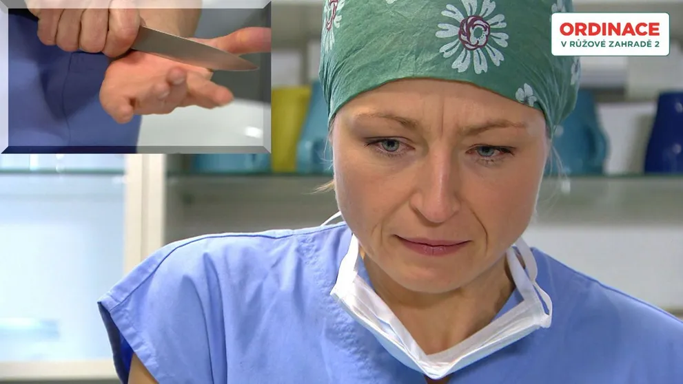 Z NOVÉHO DÍLU Ordinace: Andrea si ublíží, záměrně se pořeže! Proč, proboha?