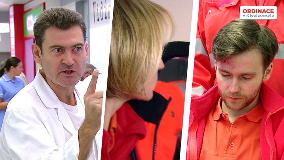 ÚTERNÍ DÍL ORDINACE: Šárka způsobila nehodu sanitky. Michal je obětí, Hanák zuří