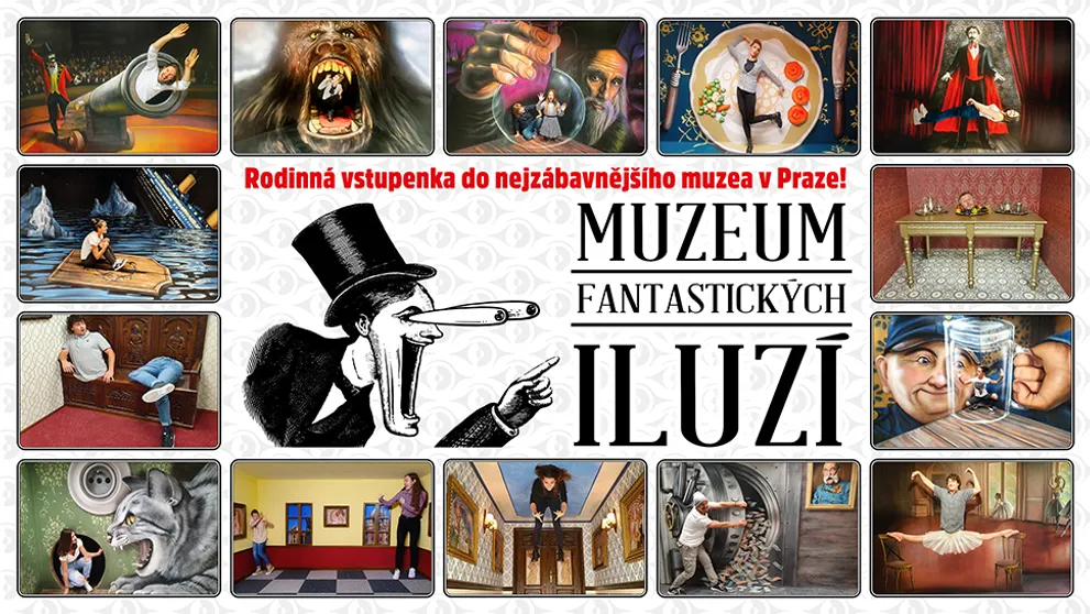 Celý týden jste soutěžili o vstupenky do Muzea fantastických iluzí. Zde jsou vítězové