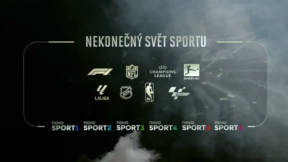 Skupina Nova dál posiluje v oblasti sportu. Spustí stanice Nova Sport 5 a Nova Sport 6