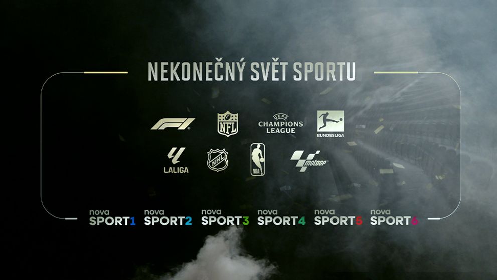 Skupina Nova dál posiluje v oblasti sportu. Spustí stanice Nova Sport 5 a Nova Sport 6